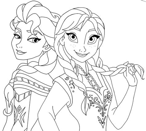 elsa para colorear|ana frozen para colorear.